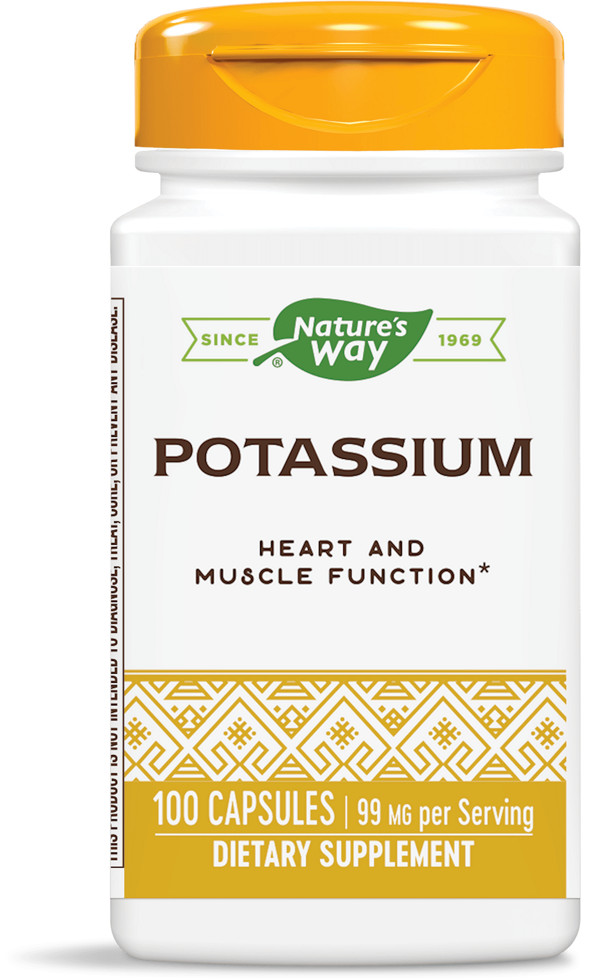 Potassium/ Калиев комплекс 99 mg Nature's way 100 капсули цена 18