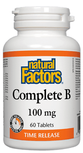 Complete B/ ВИТАМИН В КОМПЛЕКС Complete B 100 mg, 60 таблетки, с удължено освобождаване