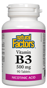 Vitamin B3 500 mg/ Витамин B3, ниацин, 500 мг, 90 таблетки