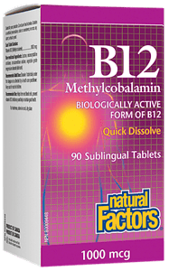 Vitamin B12 Methylcobalamin/ Витамин B12 метилкобаламин, 1000 микрограма