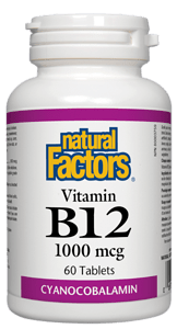 Vitamin B12 Cyanocobalamin 1000 µg/ Витамин B12, 1000 микрограма, 60 таблетки