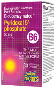 BioCoenzymated Pyridoxal 5 Phosphate 50 mg/ Витамин В6 Пиридоксал-5-фосфат 50 mg х 30 капсули