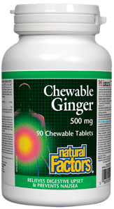 Chewable Ginger 500 mg/ Джинджифил, дъвчащи таблетки, 500 мг, 90 дъвчащи таблетки
