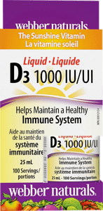 Vitamin D3 Liquid/ ВитаминD3 Tечен 1000 IU, 25 ml, 100 дози