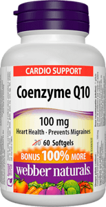 Coenzyme Q10/ Коензим Q10 100 mg, 60 софтгел капсули