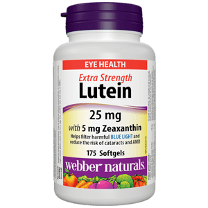 Lutein with Zeaxanthin Extra Strength/ Лутеин25 mg + Зеаксантин 5 mg, 175 софтгел капсули