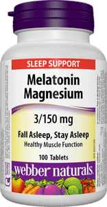 Melatonin Magnesium 3/150 mg/ Мелатонин 3 mg + Магнезий 150 mg, 100 таблетки