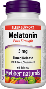 Melatonin 5 mg/ Мелатонин 5 mg (с Удължено освобождаване), 60 таблетки