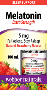 Melatonin Extra Strength / Мелатонин (капки) ЕXTRA STRENGHT 5 mg, 100 ml , с натурален аромат на ягода