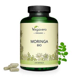 Vegavero, Moringa Bio Био Моринга 270 капсули, 100% Vegan