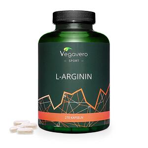 Vegavero, L-Arginin Л-Аргинин 270 капсули, 100% Vegan