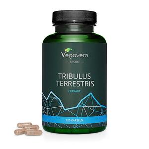 Vegavero, Tribulus Terrestris Трибулус Терестрис (Бабини зъби) 120 капсули, 100% Vegan