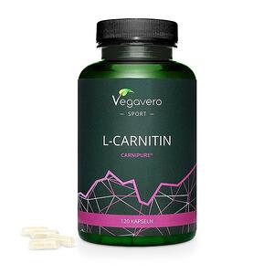 Vegavero, L-Carnitine Л – Карнитин 120 капсули, 100% Vegan