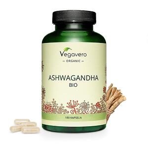 Vega Vero, Ashwagandha BIO БИО Ашваганда, 180 капсули