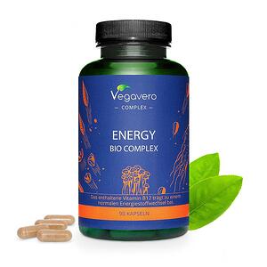 Vegavero, Energy Bio Complex Хранителна добавка, 90 капсули
