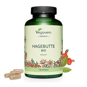 Vegavero, Hagebutte Bio Rosehip / ШИПКИ, 180 капсули