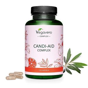 Vegavero, Candi-Aid Complex 120 капсули, 100% Vegan