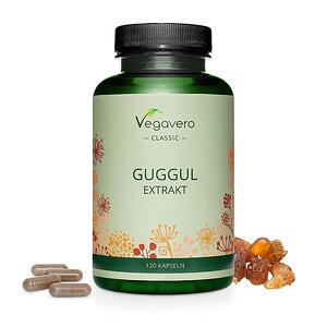 Vegavero, Guggul Extract Гугул 120 капсули, 100 % Vegan