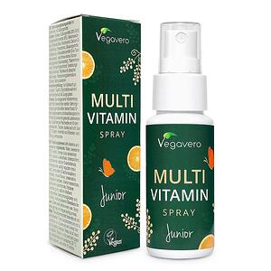 Vegavero, Multi Vitamin Junior Мултивитамини за Деца Спрей, 25 ml, 100% Vegan