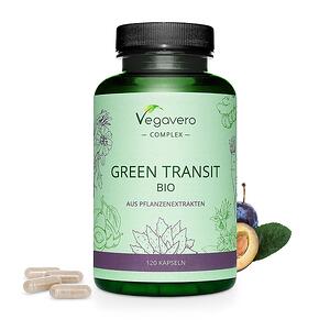 Vegavero, Green Transit Bio Билкова формула за добро храносмилане 120 капсули, 100% Vegan