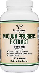 Double Wood, Mucuna pruriens extract Екстракт от мукуна 210 капсули