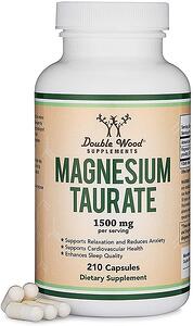 Double Wood, Magnesium taurate Магнезий таурат 210 капсули
