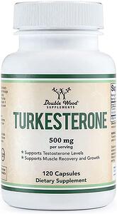Double Wood, Turkesteron Туркестерон /Екстракт от билката ajuga turkestanica/ 500 mg, 120 капсули