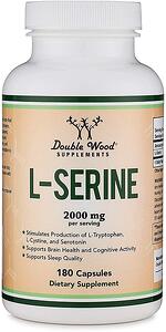 Double Wood, L-SERINE / L-СЕРИН, 180 капсули