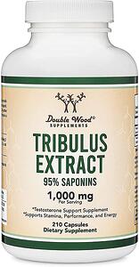 Double Wood, Tribulus Extract  Трибулус / Бабини зъби Екстракт, 210 капсули