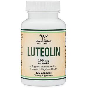 Double Wood, Luteolin/ Лутеолин 100 mg, 120 капсули
