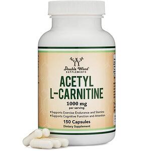 Double Wood, Acetyl L-Carnitine/ Ацетил Л-Карнитин 1000 mg, 150 капсули