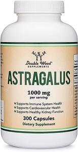 Double Wood, Astragalus 1000 mg Астрагал (корен), 300 капсули