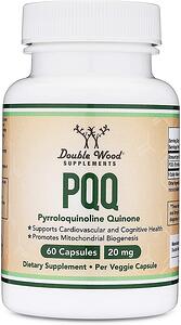 Double Wood, PQQ Пиролинквинолин,  20 mg, 60 капсули