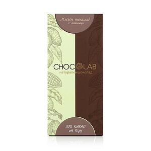 Chocolab Млечен Шоколад 50% какао с нибс, Перу - 80 гр.-Copy