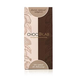 Chocolab Млечен Шоколад 50% какао, Перу - 80 гр.-Copy