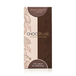 Chocolab Млечен Шоколад 50% какао с нибс, Мадагаскар - 80 гр.-Copy