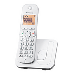 Безжичен DECT телефон Panasonic KX-TGC210 FXW - бял