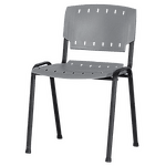 Посетителски стол PRIZMA - сив