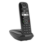 Безжичен DECT телефон Gigaset AS690 - черен