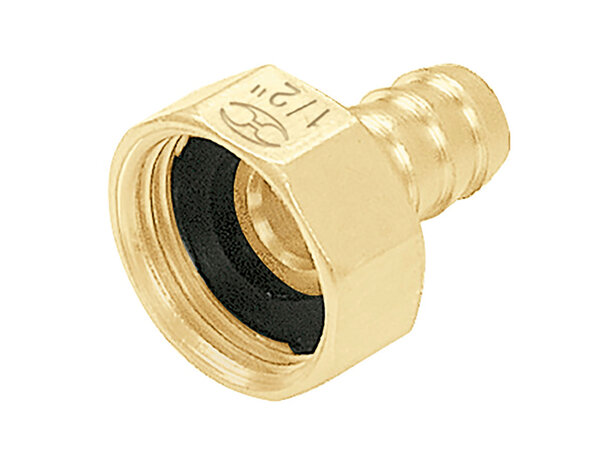 TRUPER конектор за маркуч, 1/2" - месинг (женски) TRUPER конектор за маркуч, 1/2" - месинг (женски)