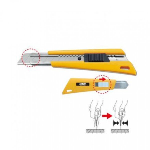Макетен нож HEAVY,OLFA FL,18 mm,LB, LBB Макетен нож HEAVY,OLFA FL,18 mm,LB, LBB
