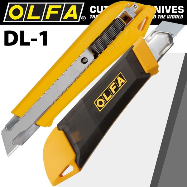 Макетен нож STANDARD, OLFA DL 1, 18 mm, LB, LBB Макетен нож STANDARD, OLFA DL 1, 18 mm, LB, LBB