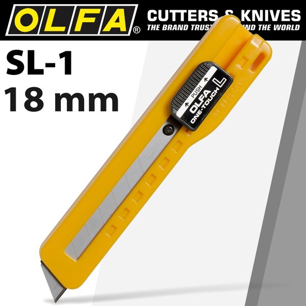 Макетен нож HEAVY, OLFA SL 1, 18 mm, LB, LBB Макетен нож HEAVY, OLFA SL 1, 18 mm, LB, LBB