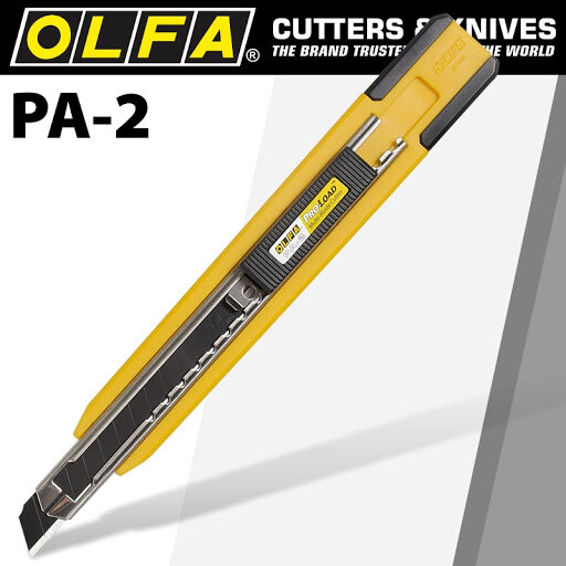 Макетен нож STANDARD,OLFA PA 2, 9 mm,AB, ABB Макетен нож STANDARD,OLFA PA 2, 9 mm,AB, ABB
