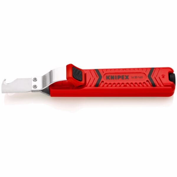 Нож за заголване на кабели с кука Knipex, Ø 8 - 28 мm Нож за заголване на кабели с кука Knipex, Ø 8 - 28 мm
