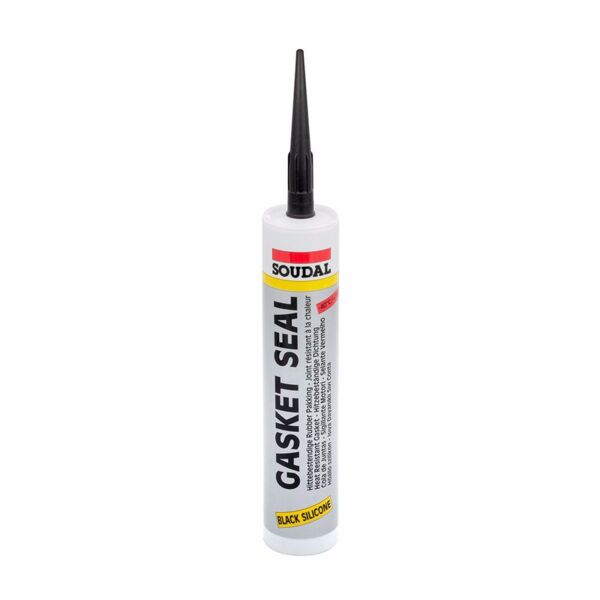 Високотемпературен силикон SOUDAL, Gasket Seal 280 ⁰C, 310 ml, черен Високотемпературен силикон SOUDAL, Gasket Seal 280 ⁰C, 310 ml, черен