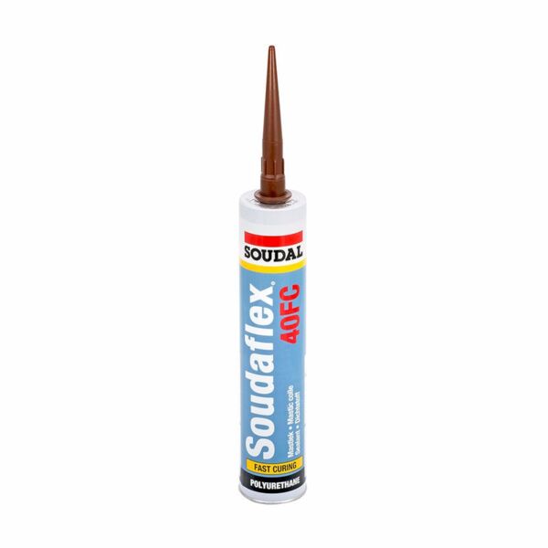 Полиуретанов уплътнител SOUDAL, Soudaflex 40 FC, 300 ml, кафяв Полиуретанов уплътнител SOUDAL, Soudaflex 40 FC, 300 ml, кафяв