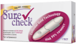 Тест за бременност Sure Check касета стара опаковка