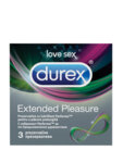 Презервативи Дюрекс Продължително удоволствие (Durex Extended Pleasure) x3