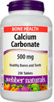 Calcium Carbonate Калций карбонат 500 mg, 250 таблетки